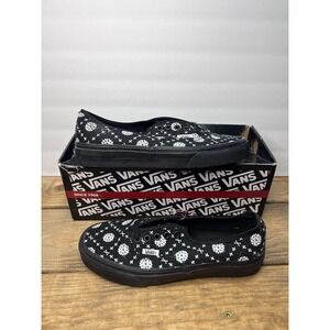 Vans Off The Wall Skate Shoes Authentic Black‎ And White Men's 7 Women's 8.5